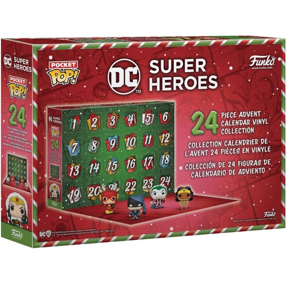 Funko Pop! Advent Calendar - DC Super Heroes 2023, 24 Pocket Pop! Vinyl Figures - Picture 3 of 6